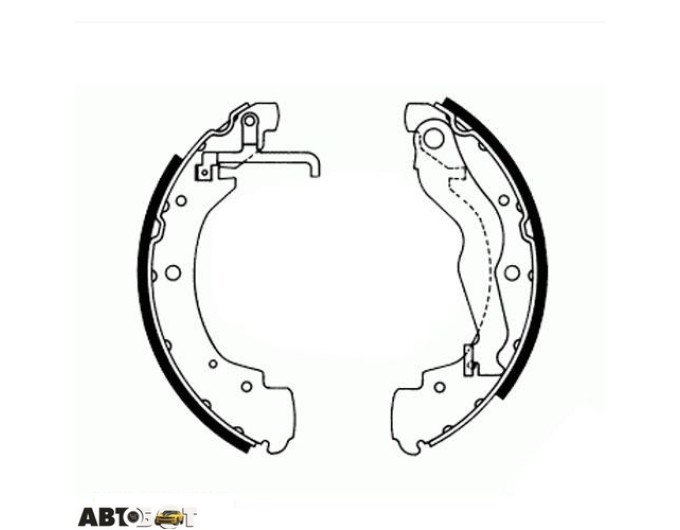 Тормозные колодки Bosch 0986487895, цена: 2 471 грн.