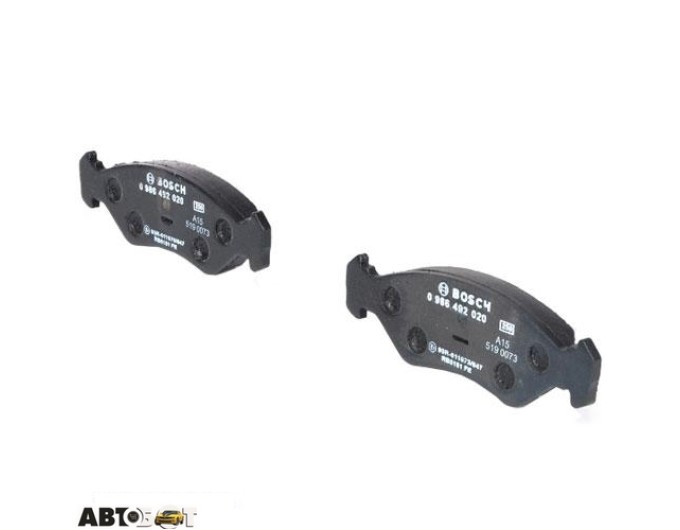 Тормозные колодки Bosch 0986492020, цена: 1 494 грн.