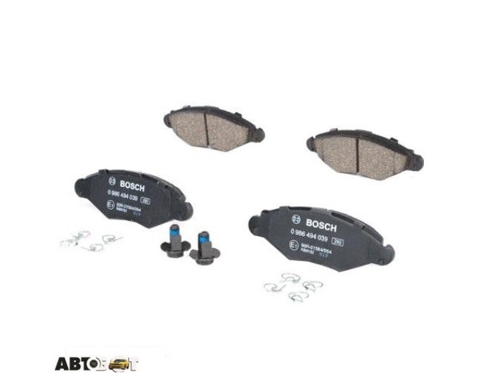 Тормозные колодки Bosch 0986494039, цена: 2 114 грн.