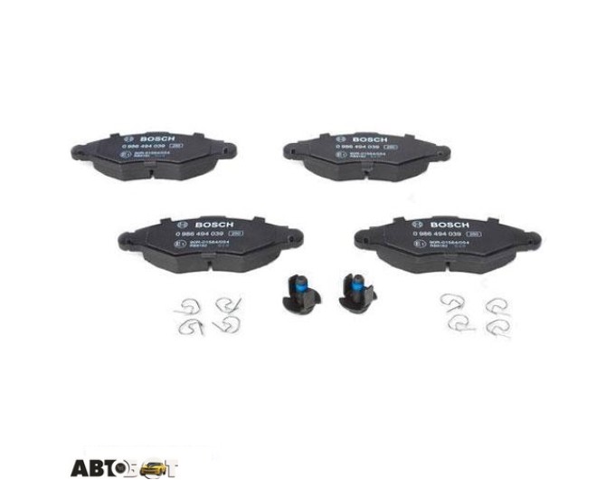 Тормозные колодки Bosch 0986494039, цена: 2 114 грн.