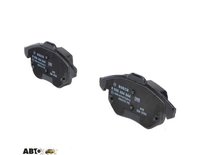 Тормозные колодки Bosch 0 986 494 044, цена: 3 007 грн.