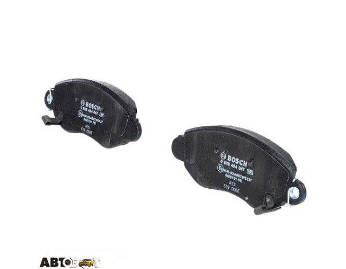 Тормозные колодки Bosch 0 986 494 047, цена: 2 844 грн.