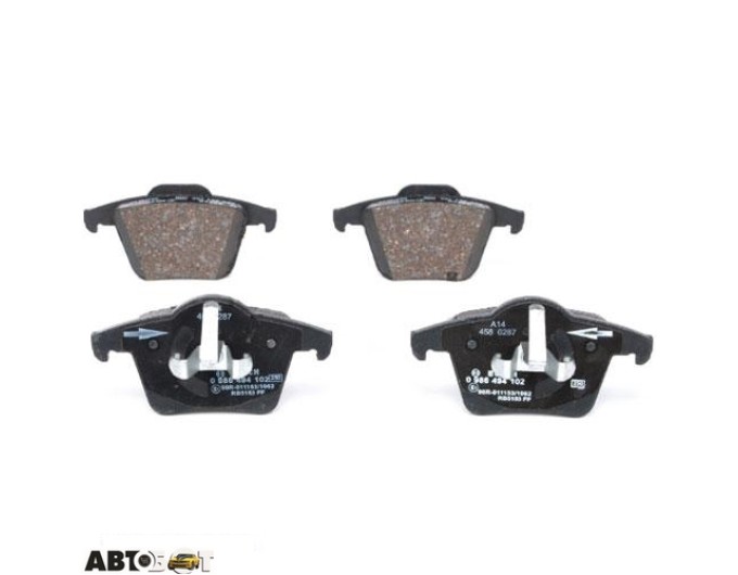 Тормозные колодки Bosch 0 986 494 102, цена: 2 442 грн.