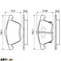 Тормозные колодки Bosch 0986494149, цена: 4 017 грн.