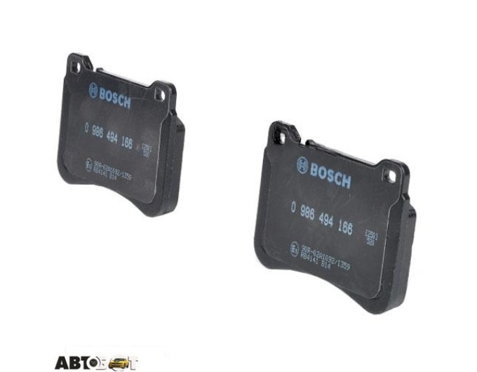 Тормозные колодки Bosch 0986494166, цена: 3 290 грн.
