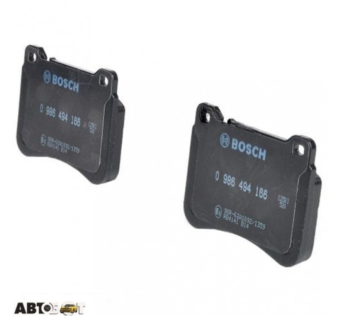 Гальмівні колодки Bosch 0986494166, ціна: 1 791 грн.