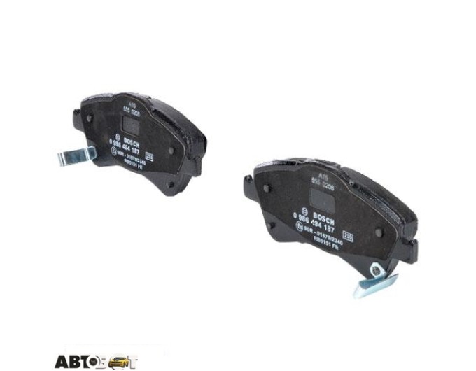 Тормозные колодки Bosch 0 986 494 187, цена: 3 780 грн.