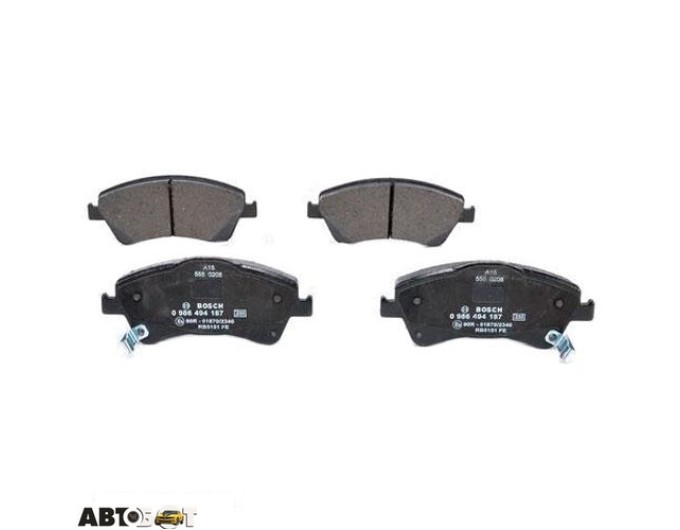 Тормозные колодки Bosch 0 986 494 187, цена: 3 780 грн.