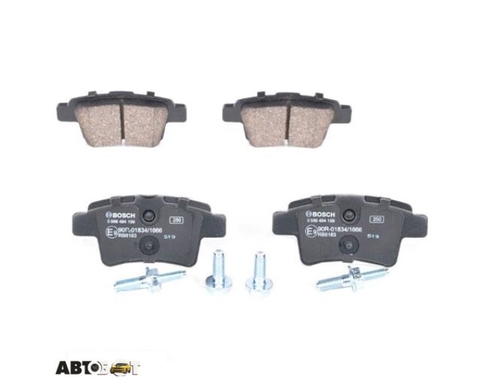 Тормозные колодки Bosch 0986494199, цена: 2 806 грн.