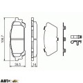 Тормозные колодки Bosch 0986494232, цена: 1 944 грн.