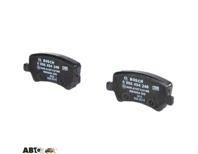 Тормозные колодки Bosch 0 986 494 248, цена: 2 935 грн.