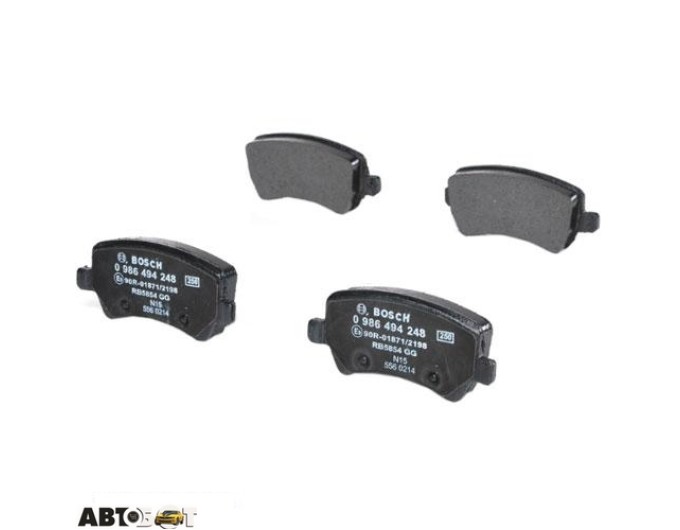 Тормозные колодки Bosch 0 986 494 248, цена: 2 935 грн.