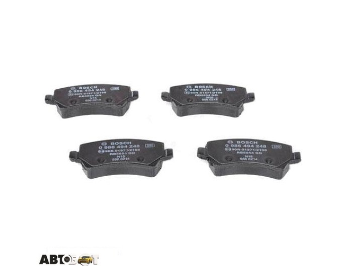 Тормозные колодки Bosch 0 986 494 248, цена: 2 935 грн.
