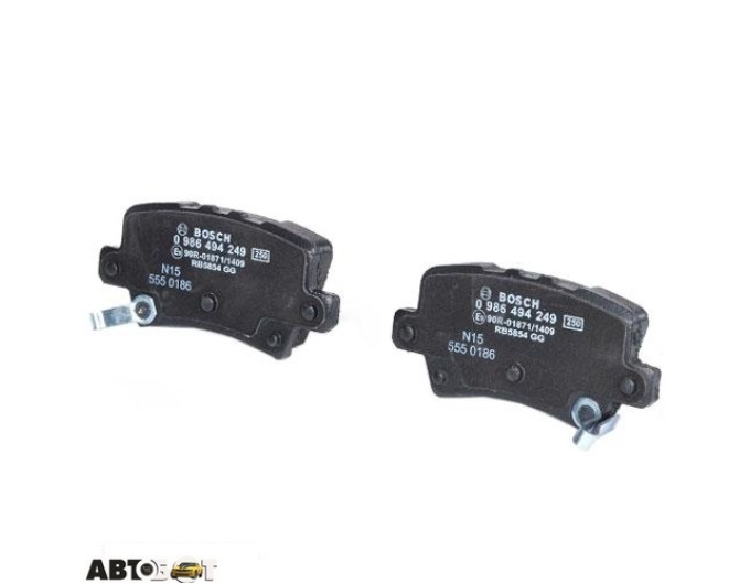 Тормозные колодки Bosch 0986494249, цена: 2 346 грн.