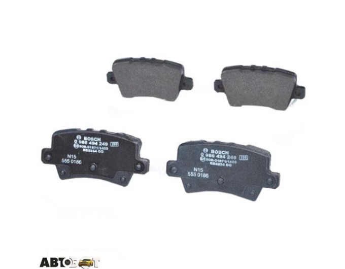 Тормозные колодки Bosch 0986494249, цена: 2 346 грн.