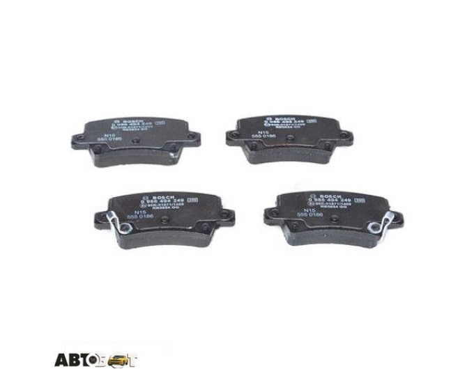 Тормозные колодки Bosch 0986494249, цена: 2 346 грн.