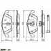 Тормозные колодки Bosch 0986494263, цена: 1 979 грн.