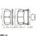 Тормозные колодки Bosch 0 986 494 327, цена: 2 799 грн.