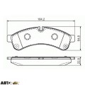 Тормозные колодки Bosch 0986494335, цена: 3 701 грн.