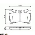 Тормозные колодки Bosch 0986494423, цена: 2 801 грн.