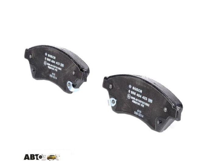 Тормозные колодки Bosch 0986494433, цена: 3 215 грн.