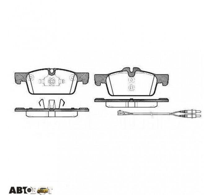 Тормозные колодки Bosch 0986494527, цена: 1 571 грн.