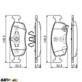 Тормозные колодки Bosch 0986494537, цена: 2 780 грн.