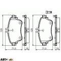 Тормозные колодки Bosch 0986494663, цена: 2 406 грн.