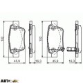Гальмівні колодки Bosch 0986495073, ціна: 1 934 грн.