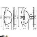 Тормозные колодки Bosch 0986495105, цена: 2 195 грн.