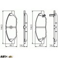 Тормозные колодки Bosch 0986495133, цена: 2 569 грн.