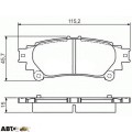 Тормозные колодки Bosch 0986495174, цена: 1 774 грн.