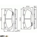Тормозные колодки Bosch 0986495352, цена: 2 547 грн.