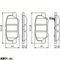 Тормозные колодки Bosch 0986495358, цена: 2 662 грн.