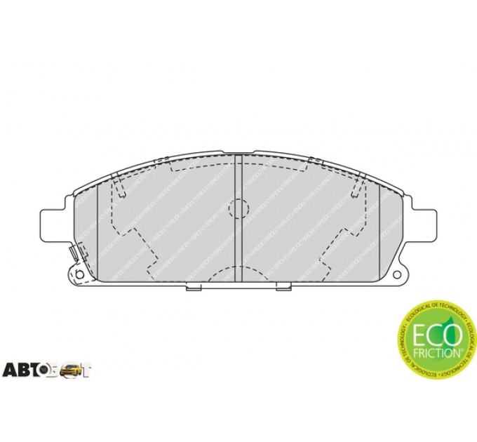 Тормозные колодки FERODO FE FDB1263, цена: 2 073 грн.