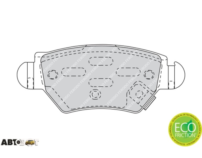 Тормозные колодки FERODO FE FDB1294, цена: 3 425 грн.