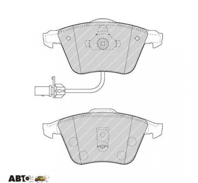 Гальмівні колодки FERODO FDB1407, ціна: 2 928 грн.