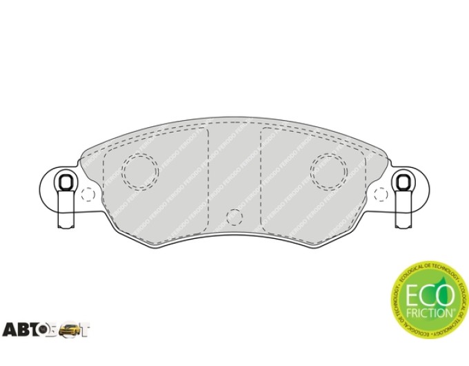 Тормозные колодки FERODO FE FDB1410, цена: 2 671 грн.