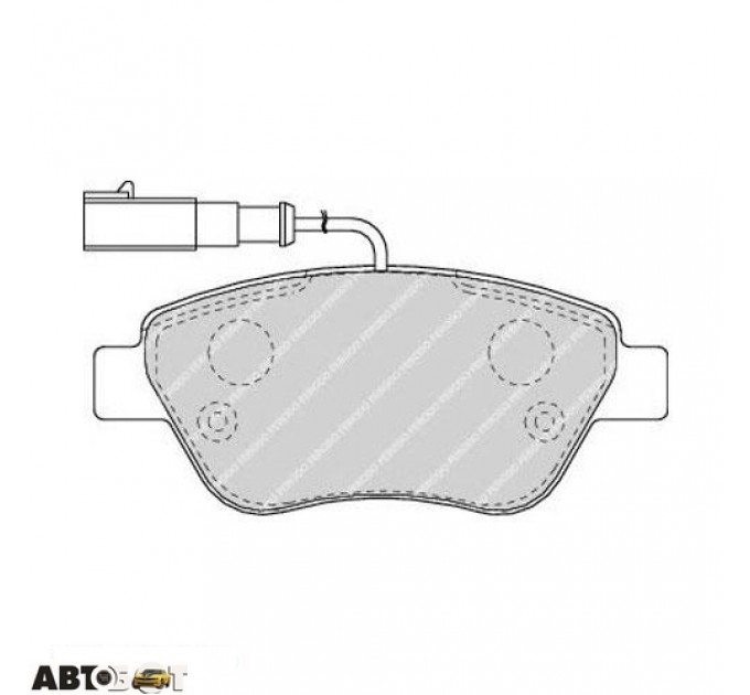 Гальмівні колодки FERODO FDB1466, ціна: 1 525 грн.