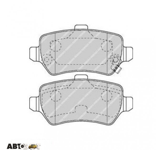 Гальмівні колодки FERODO FDB1521, ціна: 1 188 грн.