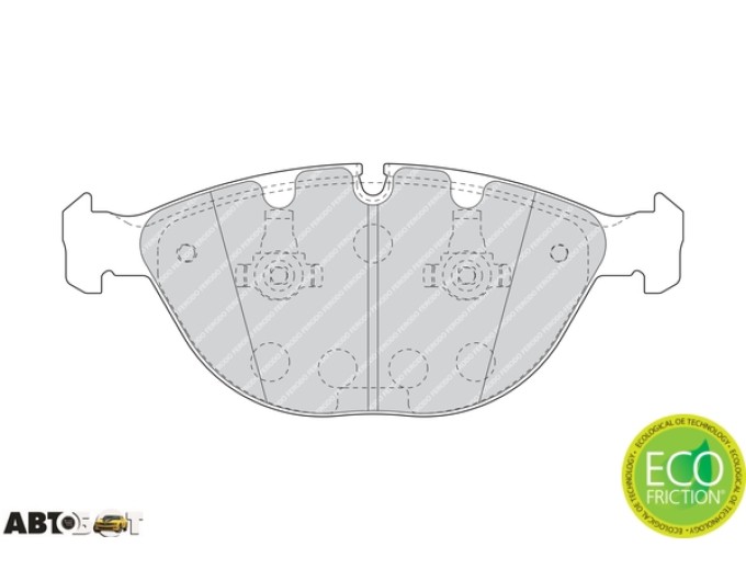 Тормозные колодки FERODO FE FDB1618, цена: 5 587 грн.