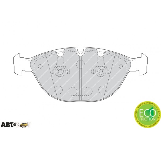 Тормозные колодки FERODO FE FDB1618, цена: 3 042 грн.