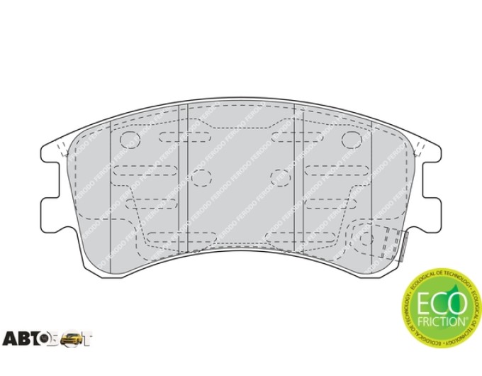 Тормозные колодки FERODO FE FDB1619, цена: 4 665 грн.