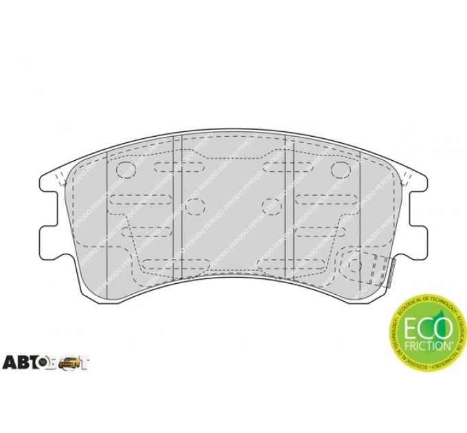 Тормозные колодки FERODO FE FDB1619, цена: 2 540 грн.