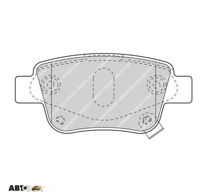 Тормозные колодки FERODO FDB1649, цена: 1 537 грн.