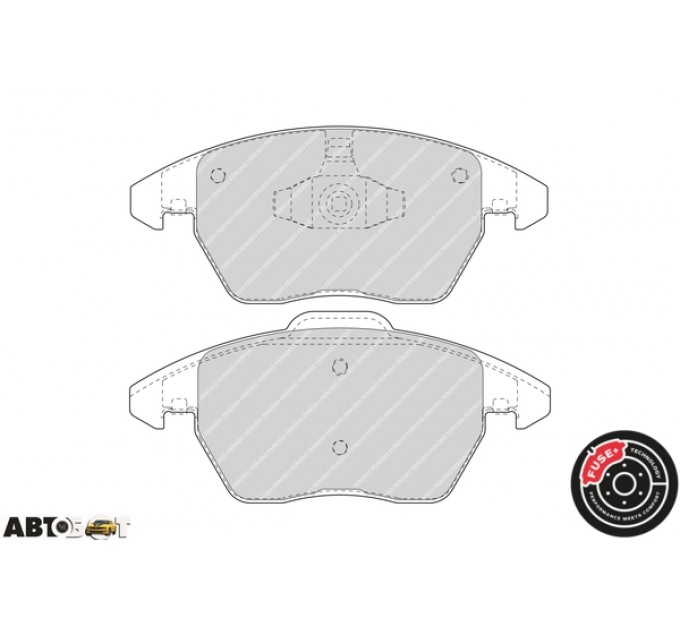 Гальмівні колодки FERODO FE FDB1728, ціна: 1 826 грн.