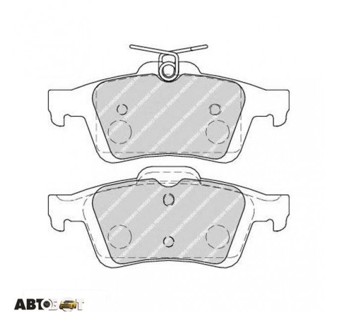 Тормозные колодки FERODO FDB1831, цена: 2 346 грн.