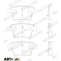 Тормозные колодки FERODO FE FDB1885