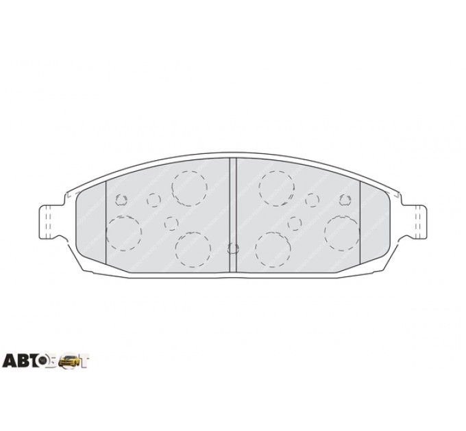 Тормозные колодки FERODO FE FDB4002, цена: 3 001 грн.