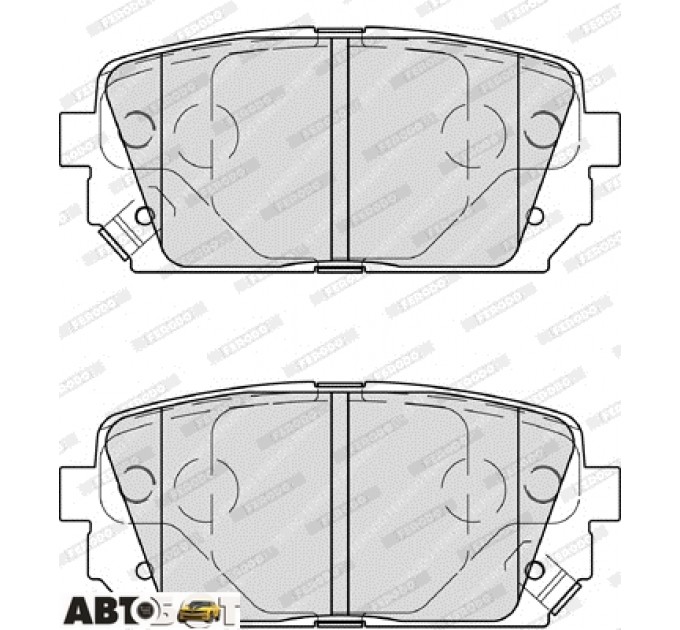 Гальмівні колодки FERODO FE FDB4193, ціна: 1 861 грн.